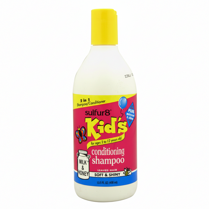 Sulfur8 Kids Milk & Honey Conditioning Shampoo 400ml | Moisture Care & Soft Hair