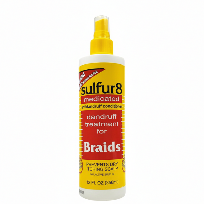Sulfur8 Medicated Anti-Dandruff Conditioner 356ml | Braids Scalp Care & Relief