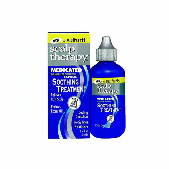 Sulfur8 Medicated Leave-In Soothing Treatment 74ml | Dandruff Relief & Scalp Care