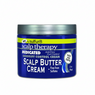 sulfur8 medicated scalp butter cream 99g dandruff itch relief scalp treatment moisturizing anti flake cream