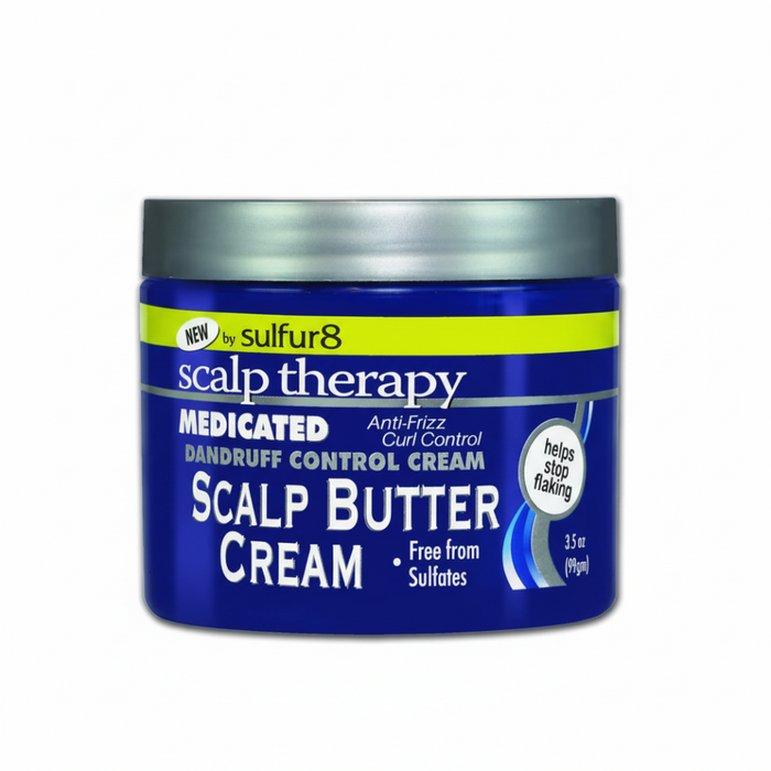 sulfur8 medicated scalp butter cream 99g dandruff itch relief scalp treatment moisturizing anti flake cream