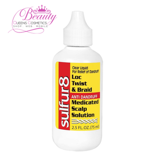 Sulfur8 Twist & Braid Anti-Dandruff Medicated Scalp Solution 2.5oz | Dandruff Relief