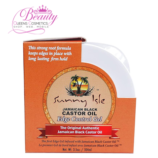Sunny Isle Jamaican Black Castor Oil Edge Control Gel 3.5oz | Strong Hold & Shine