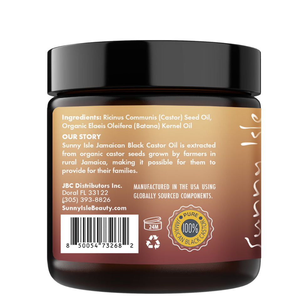 Sunny Isle batana pure butter anti thinning 4oz jamaican black castor oil double growth hair care butter
