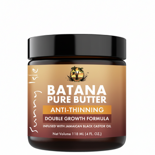 Sunny Isle batana pure butter anti thinning 4oz jamaican black castor oil double growth hair care butter