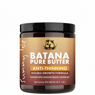 Sunny Isle batana pure butter anti thinning 8oz jamaican black castor oil double growth hair care butter