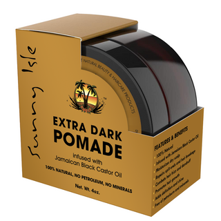 Sunny Isle jamaican black castor oil extra dark hair food pomade 4oz moisture shine hair care product