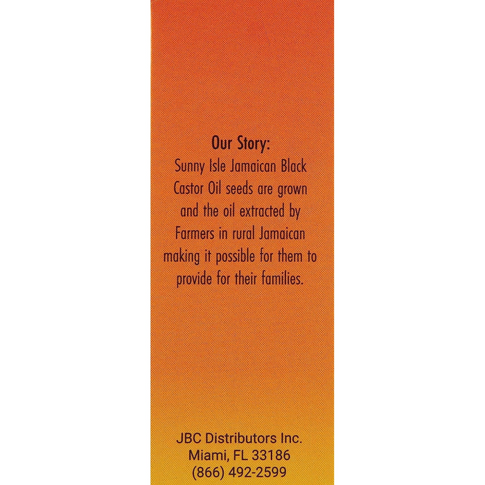 Sunny Isle Black Castor Oil Eyelash & Eyebrow Serum 2oz | Natural Growth Care