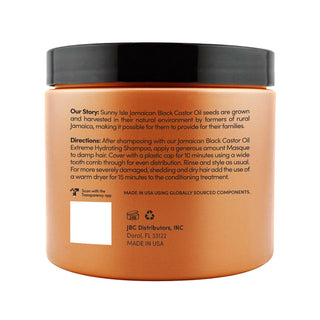 Sunny isle jamaican black castor oil intensive repair masque 16oz damage reversal deep conditioning hair mask