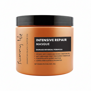 Sunny isle jamaican black castor oil intensive repair masque 16oz damage reversal deep conditioning hair mask