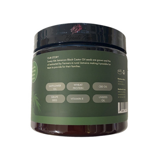 Sunny Isle cbd intensive repair masque 16oz jamaican black castor oil deep moisture hair repair mask