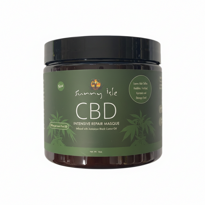 Sunny Isle CBD Intensive Repair Masque 16oz | Deep Moisture & Repair Care
