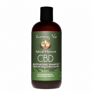 Sunny Isle cbd shampoo 12oz jamaican black castor oil strengthening scalp care cleansing shampoo