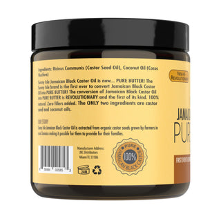 Sunny Isle jamaican black castor oil pure butter coconut 4oz moisturizing hair and skin care butter