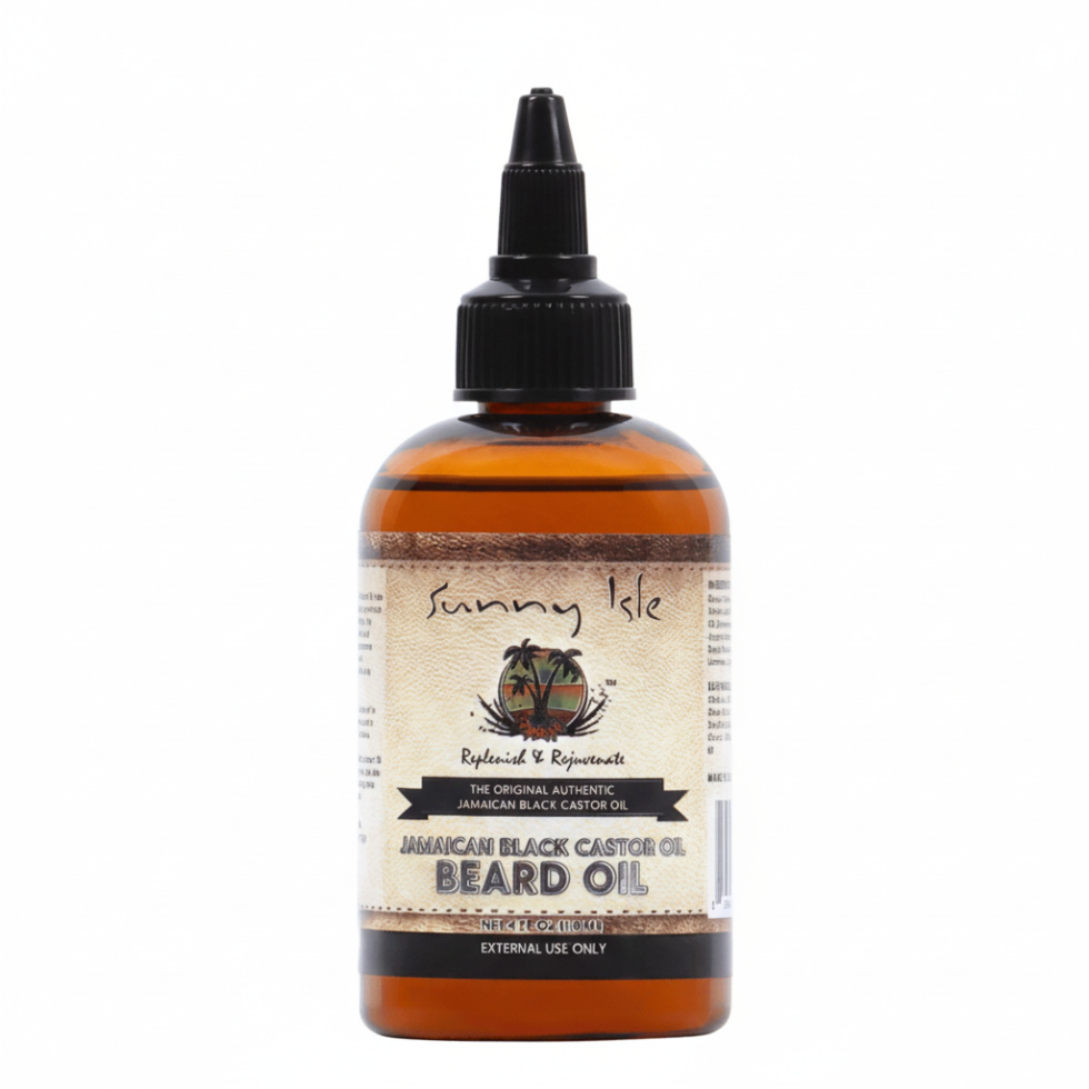 sunny isle jamaican black castor beard oil 118ml 100 percent natural beard growth grooming oil