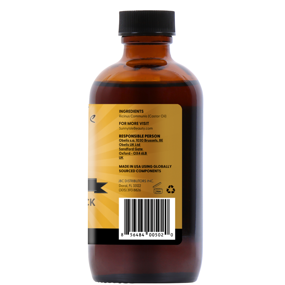 sunny isle jamaican black castor oil 4oz 100 percent pure jbco hair growth scalp oil