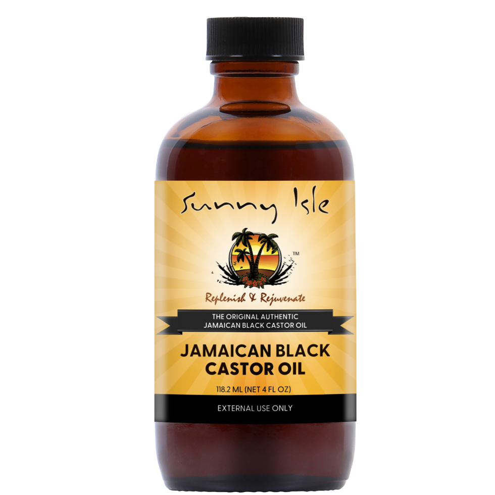 sunny isle jamaican black castor oil 4oz 100 percent pure jbco hair growth scalp oil