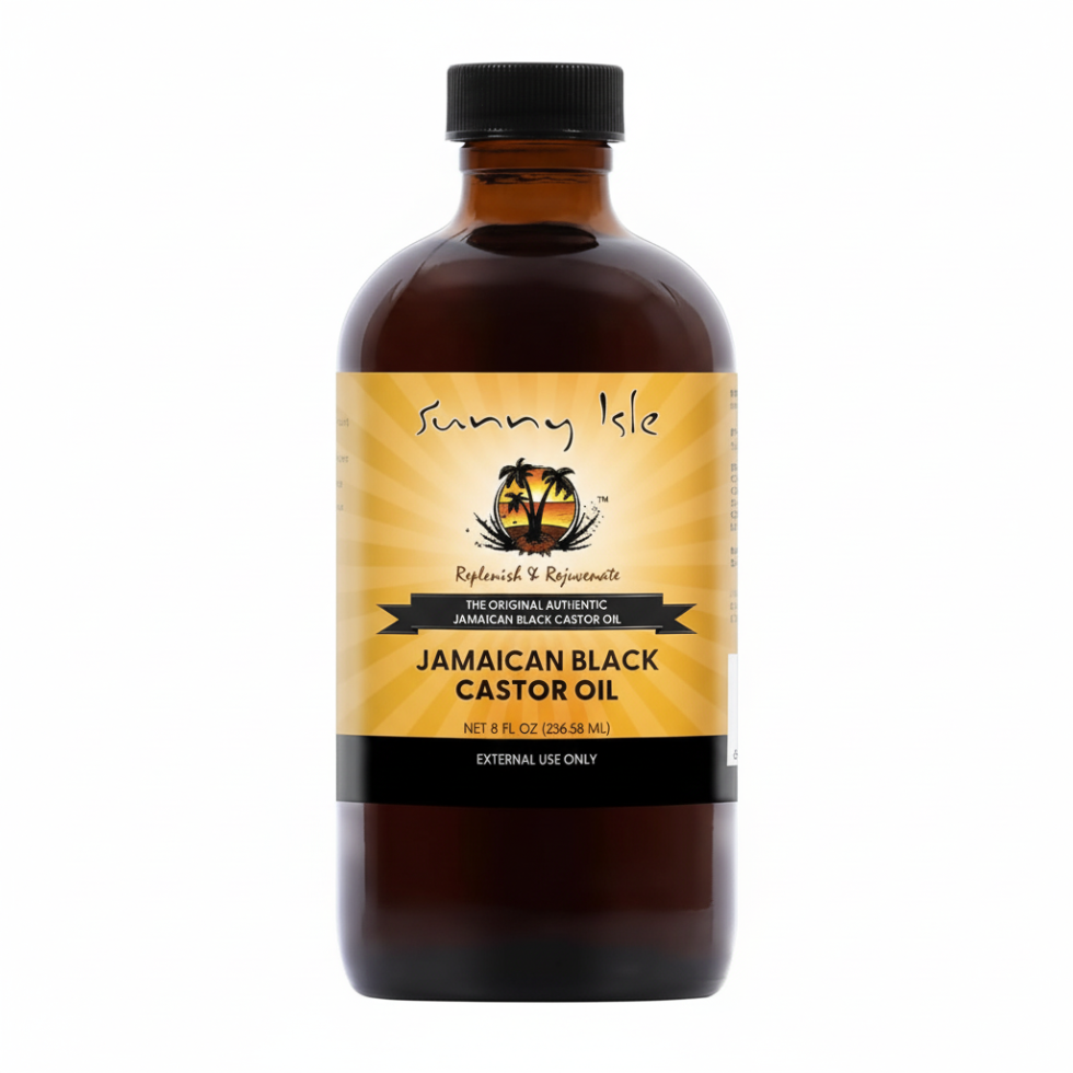 sunny isle jamaican black castor oil 8fl oz 100 percent pure jbco hair growth scalp oil