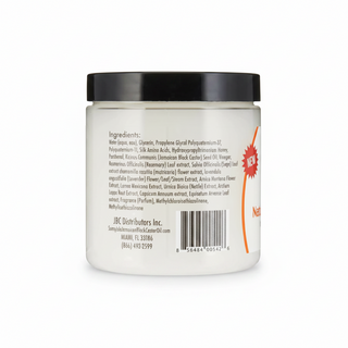sunny isle jamaican black castor oil natural curly styling custard 8oz curl definer hair styling product