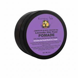 sunny isle jamaican black castor oil lavender hair food pomade 118ml hair growth scalp care styling