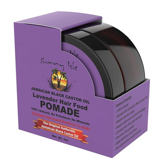 sunny isle jamaican black castor oil lavender hair food pomade 118ml hair growth scalp care styling