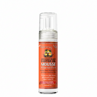 sunny isle jamaican black castor oil mousse wrap set twist 7oz frizz control styling foam