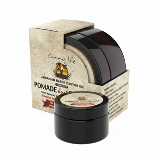 Sunny Isle jamaican black castor oil pomade for men 4oz strength shine hair styling grooming pomade