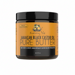 sunny isle jamaican black castor oil pure butter 118ml 100 percent natural hair growth scalp nourishment