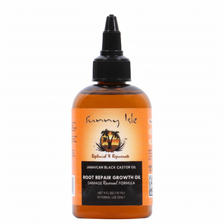 sunny isle jamaican black castor oil root repair growth oil 118ml damage reversal hair treatment