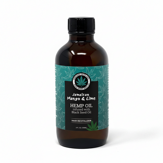 sunny isle jamaican mango lime hemp oil 4oz black seed hair growth scalp oil
