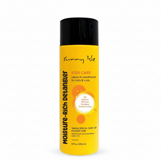 Sunny Isle kids care moisture rich detangler leave in conditioner 236ml hair care spray kids hair softening detangling