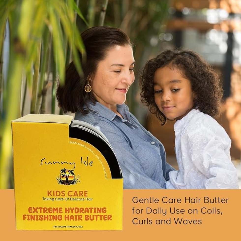 Sunny Isle kids care hair butter 118ml extreme hydrating finishing moisturizing gentle kids hair care product