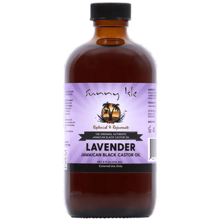 sunny isle lavender jamaican black castor oil 8oz hair and skin nourishing growth oil