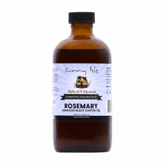 sunny isle rosemary jamaican black castor oil 236ml hair growth scalp strengthening oil