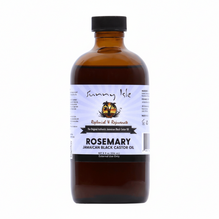 Sunny Isle Rosemary Jamaican Black Castor Oil 236ml | Hair Growth & Strength