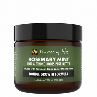 Sunny Isle rosemary mint hair butter 2oz strong roots growth scalp care moisturizing hair product