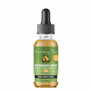 Sunny Isle rosemary mint hair strong roots oil lite 2oz jamaican black castor oil lightweight growth scalp care oil