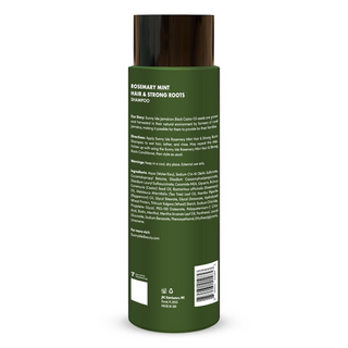 Sunny Isle rosemary mint hair strong roots shampoo 354ml castor oil scalp care strengthening hair shampoo