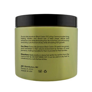 Sunny Isle shea coconut curling crème 16oz defines curls hydrates frizz control curly hair cream