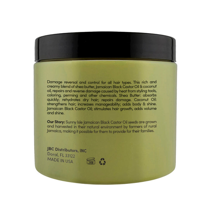 Sunny Isle Shea Coconut Intensive Repair Masque 16oz | Deep Repair Hair Treatment