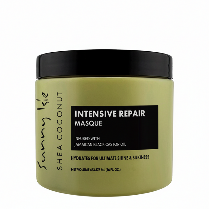 Sunny Isle Shea Coconut Intensive Repair Masque 16oz | Deep Repair Hair Treatment