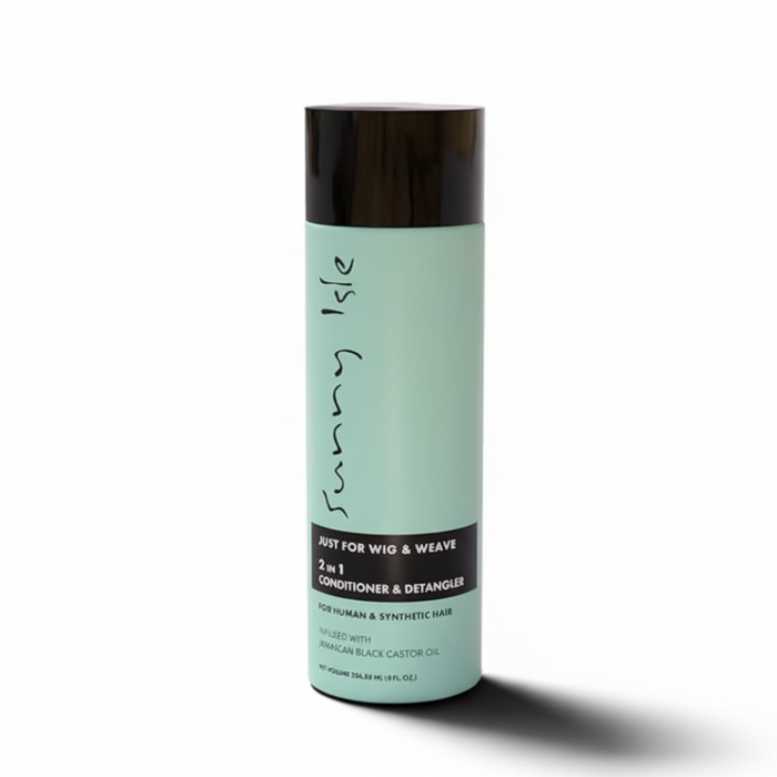 Sunny Isle Wig & Weave 2-in-1 Conditioner & Detangler 8oz | Human & Synthetic Hai