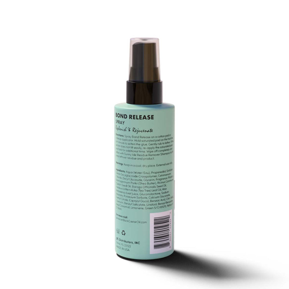 Sunny Isle wig weave bond release spray 4oz remove adhesive hydrate human synthetic hair care spray