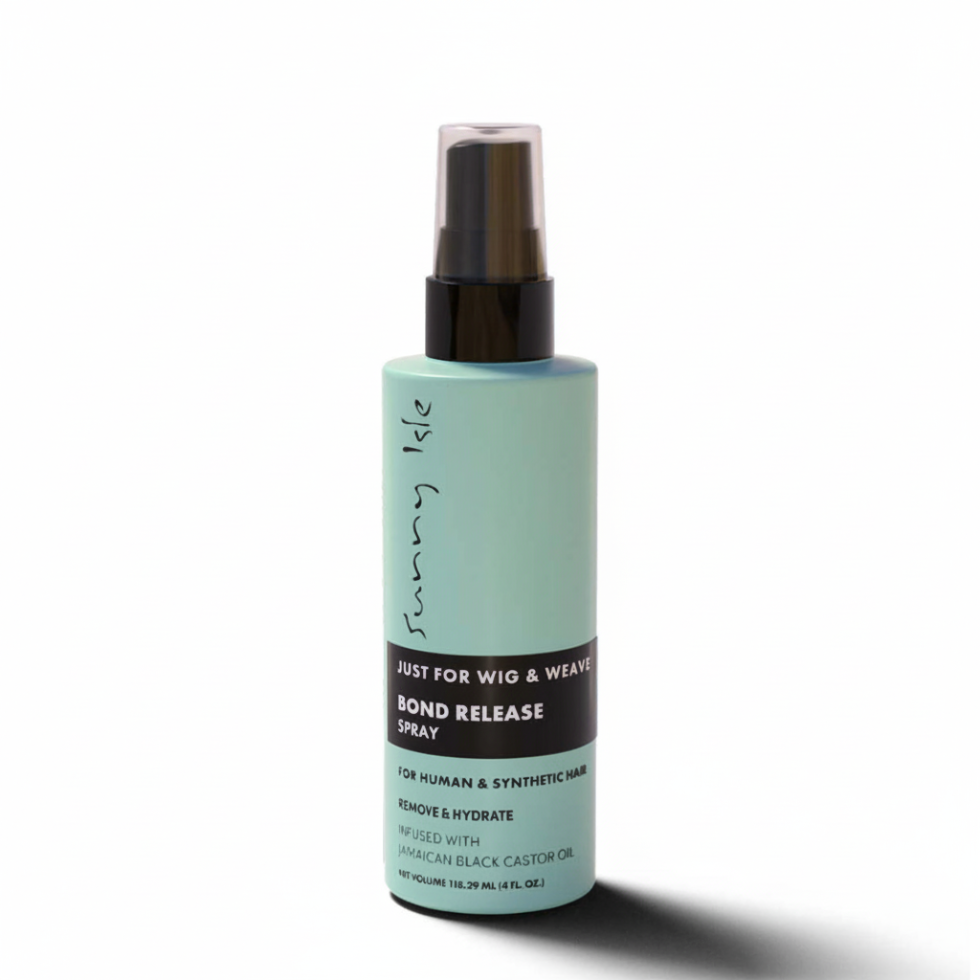Sunny Isle wig weave bond release spray 4oz remove adhesive hydrate human synthetic hair care spray