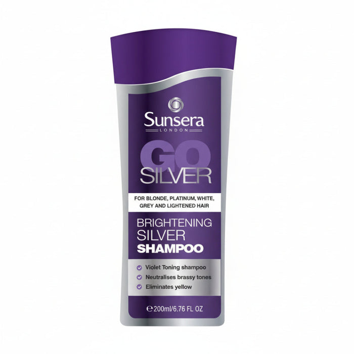 Sunsera Go Silver Shampooing éclaircissant argenté 200 ml/6,76 oz