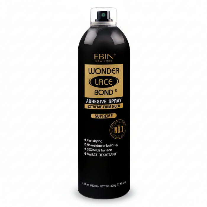 EBIN Wonder lace Bond Adhesive Spray -Extreme mega hold Supreme 420 ml-& Sweat Resistant