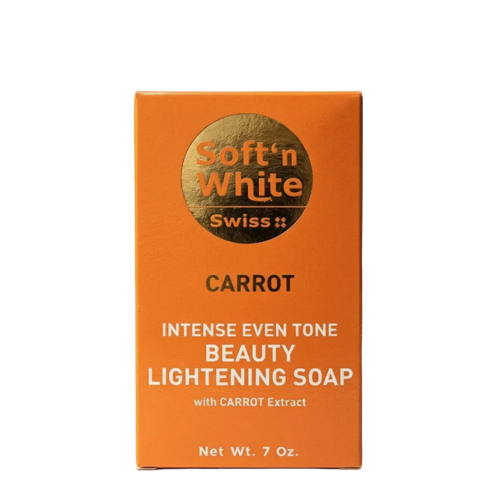 Swiss carrot soap gently cleanses and brightens skin for smooth even radiant glow
