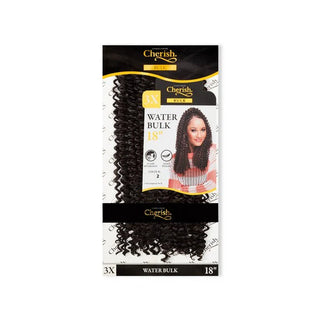 Cherish Ultimate Comfort Water Wave Bulk Hair 3X Pack 18 Inch | Braiding Hair