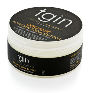 TGIN Organic African Shea Butter Mango 8oz for deeply moisturizing and nourishing dry skin
