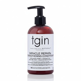 TGIN Miracle Repairx Strengthening Conditioner 13oz for repairing strengthening and hydrating curly coily hair